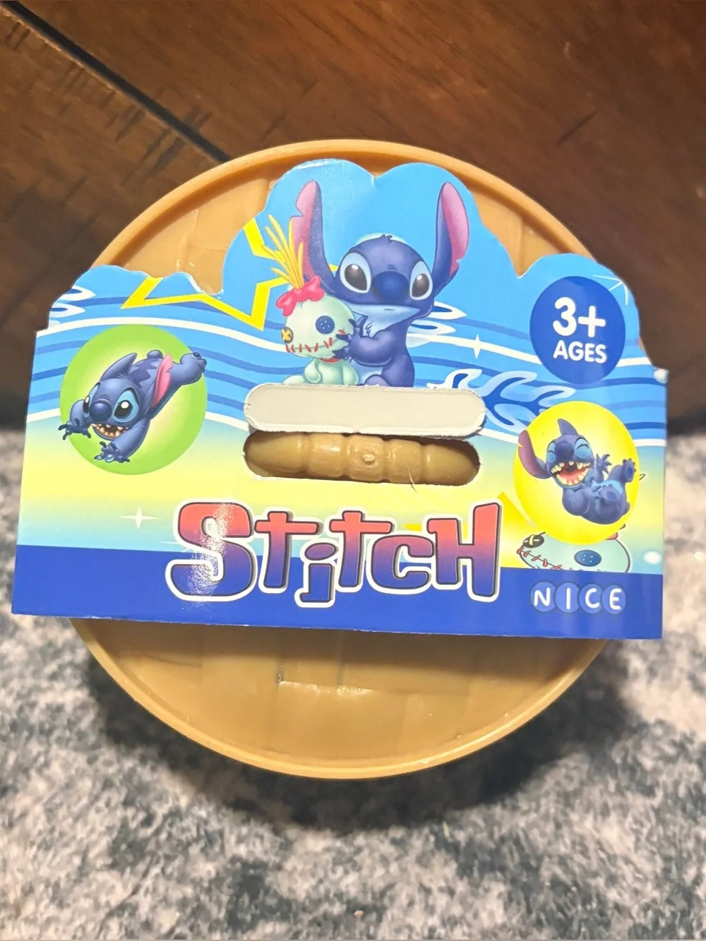 Stitch Squishy in Dumpling Case